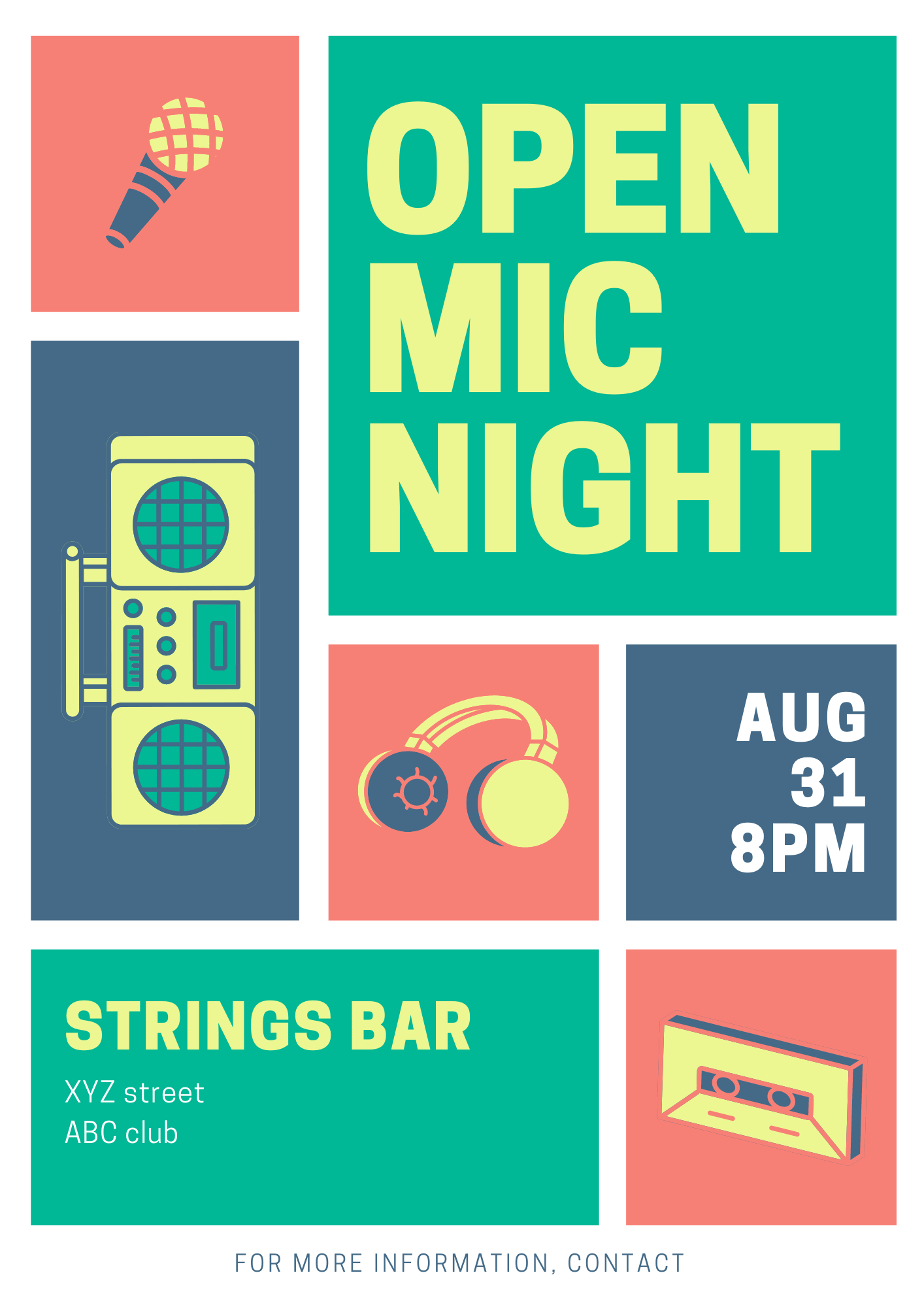 open mic night, Graphic design, Graphic designing services, services, art